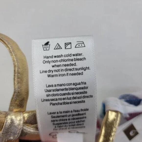 Jessica Simpson Heart-Print Chiffon Cover Up Size 5 - Picture 7 of 7